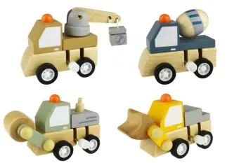 Wind Up Trucks Set of Four